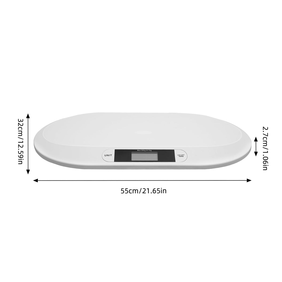 Digital Weight Scale up to 44 lbs G9908