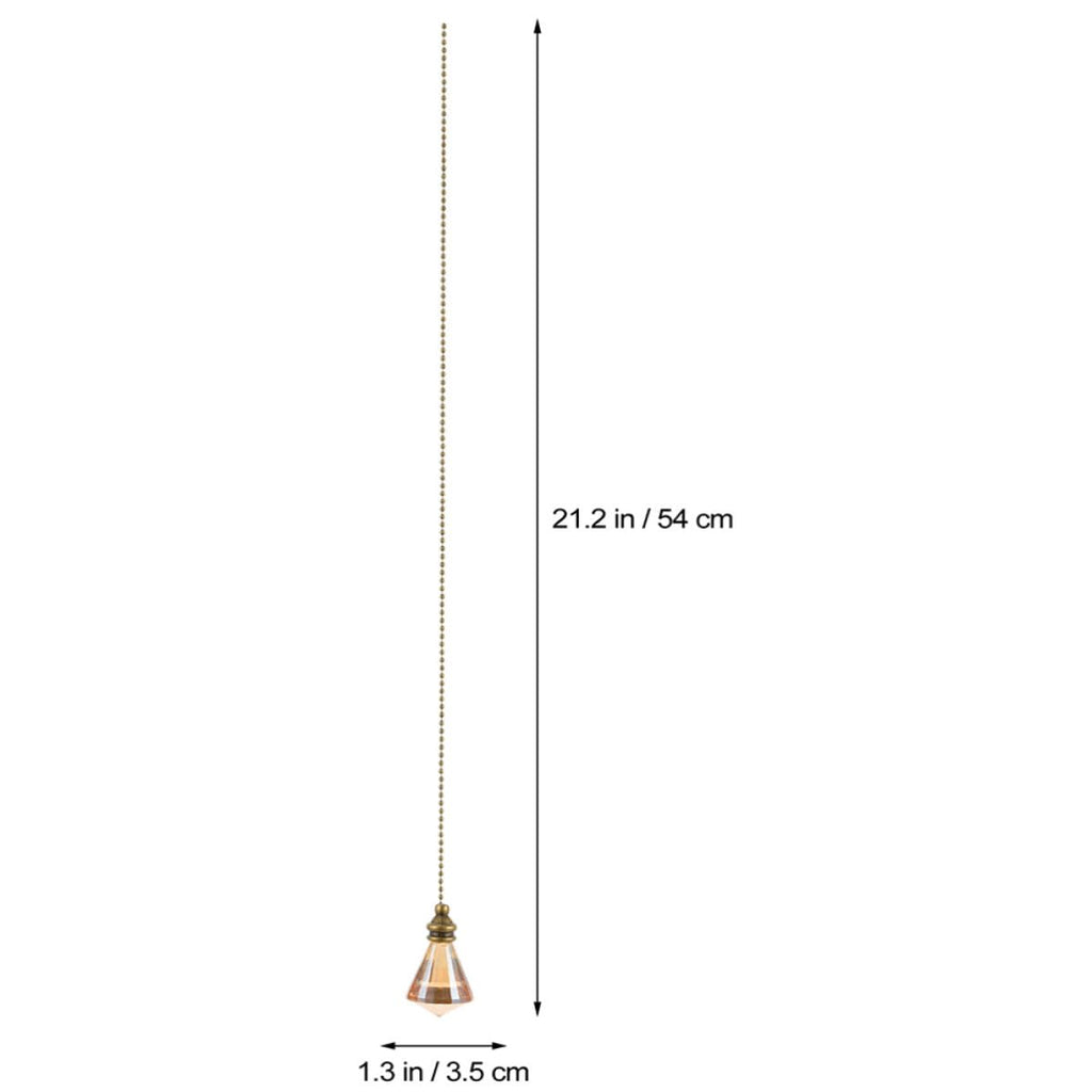 Ceiling Fan Pull Chain Crystal Pendant Y7106
