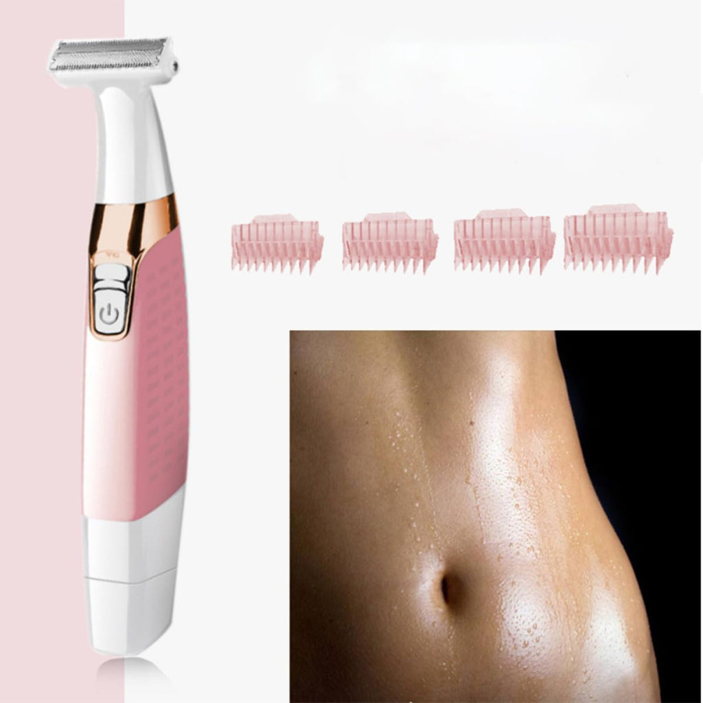 Pink Portable Electric Body Hair Shaver M320929