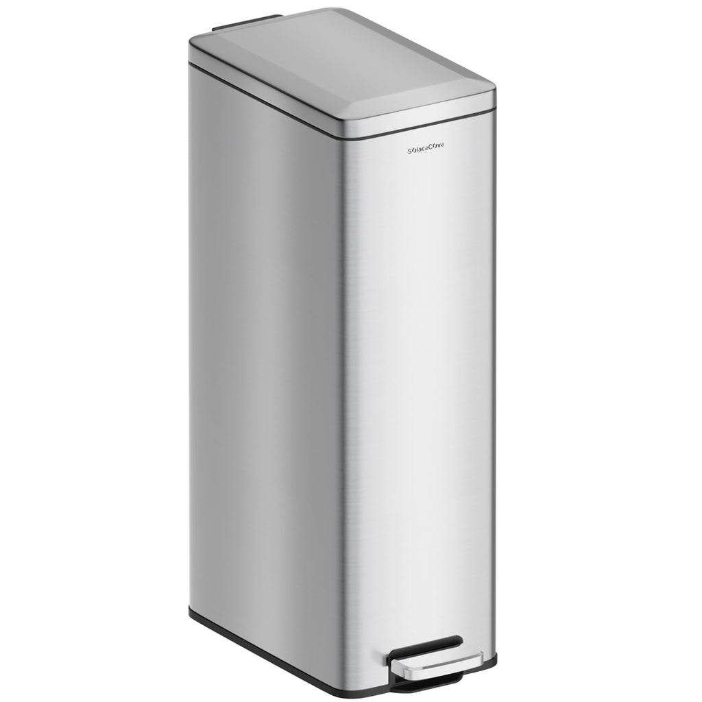 8 Gallon Stainless Steel Trash Can with Soft Close Lid P516575