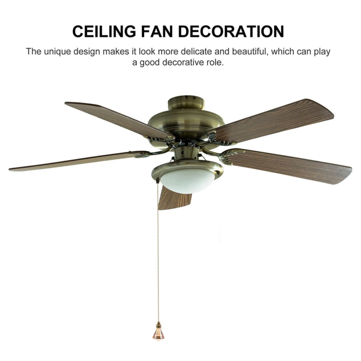 Ceiling Fan Pull Chain Crystal Pendant Y7106