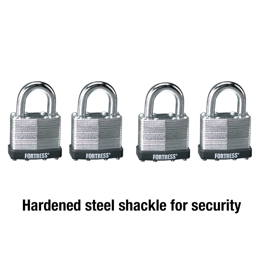 Laminated Steel Padlock 4-Pack J399
