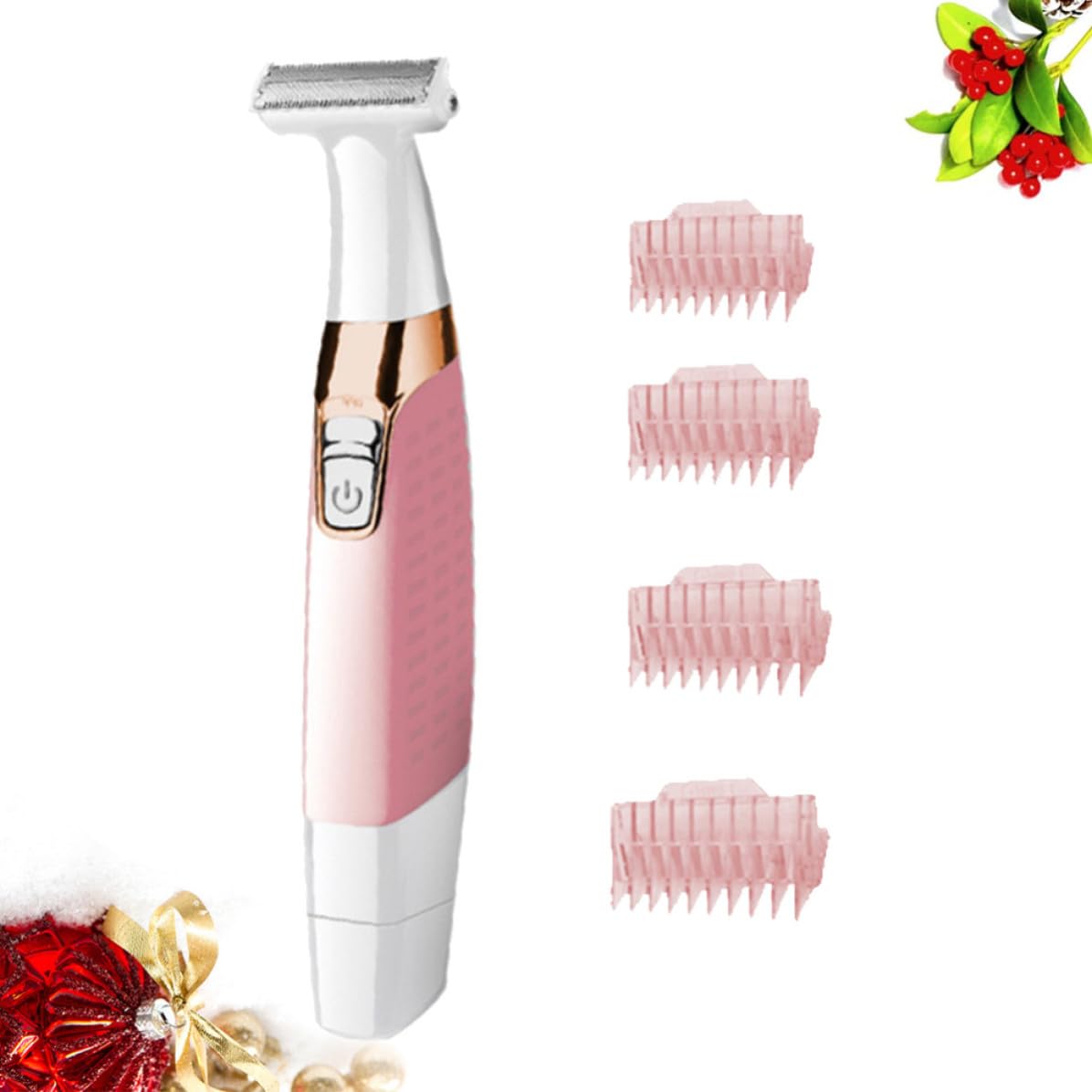 Pink Portable Electric Body Hair Shaver M320929