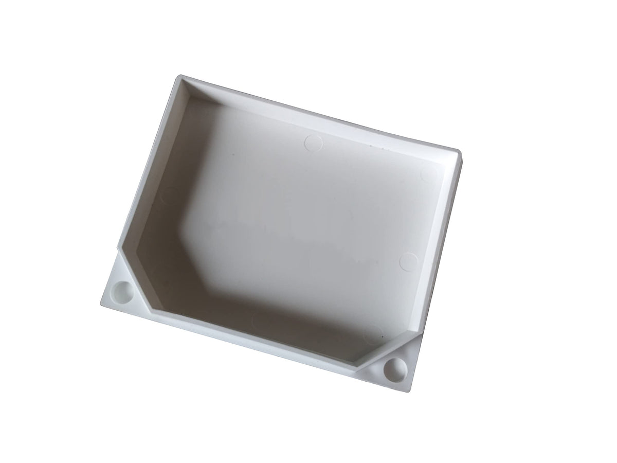 White 5" Gutter End Cap G3334