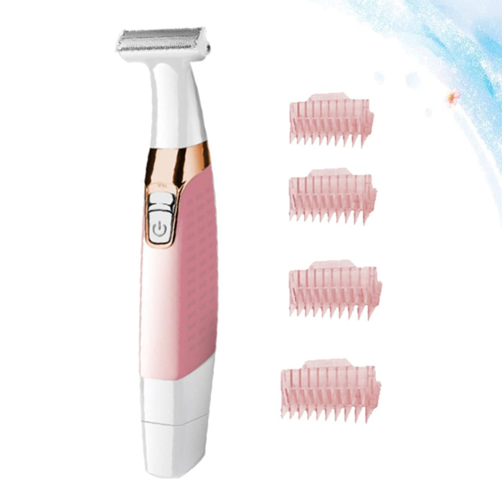 Pink Portable Electric Body Hair Shaver M320929