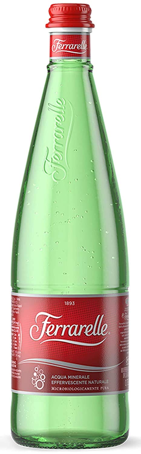 Sparkling Natural Mineral Water 11.2 Oz Glass Bottle 6 Pack Z75799