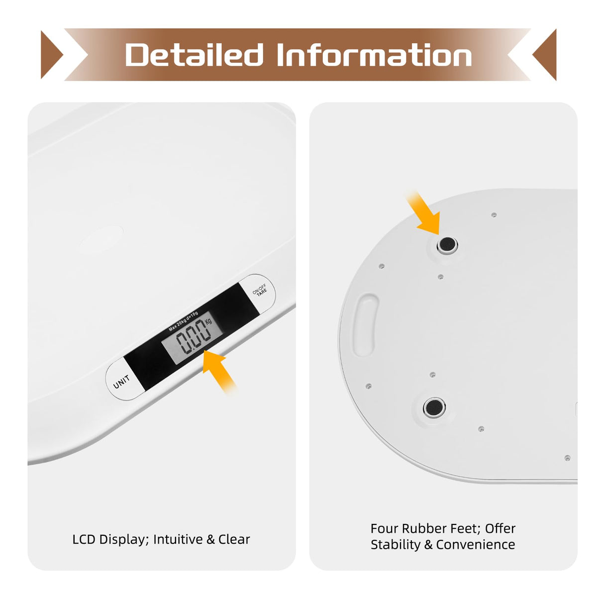 Digital Weight Scale up to 44 lbs G9908