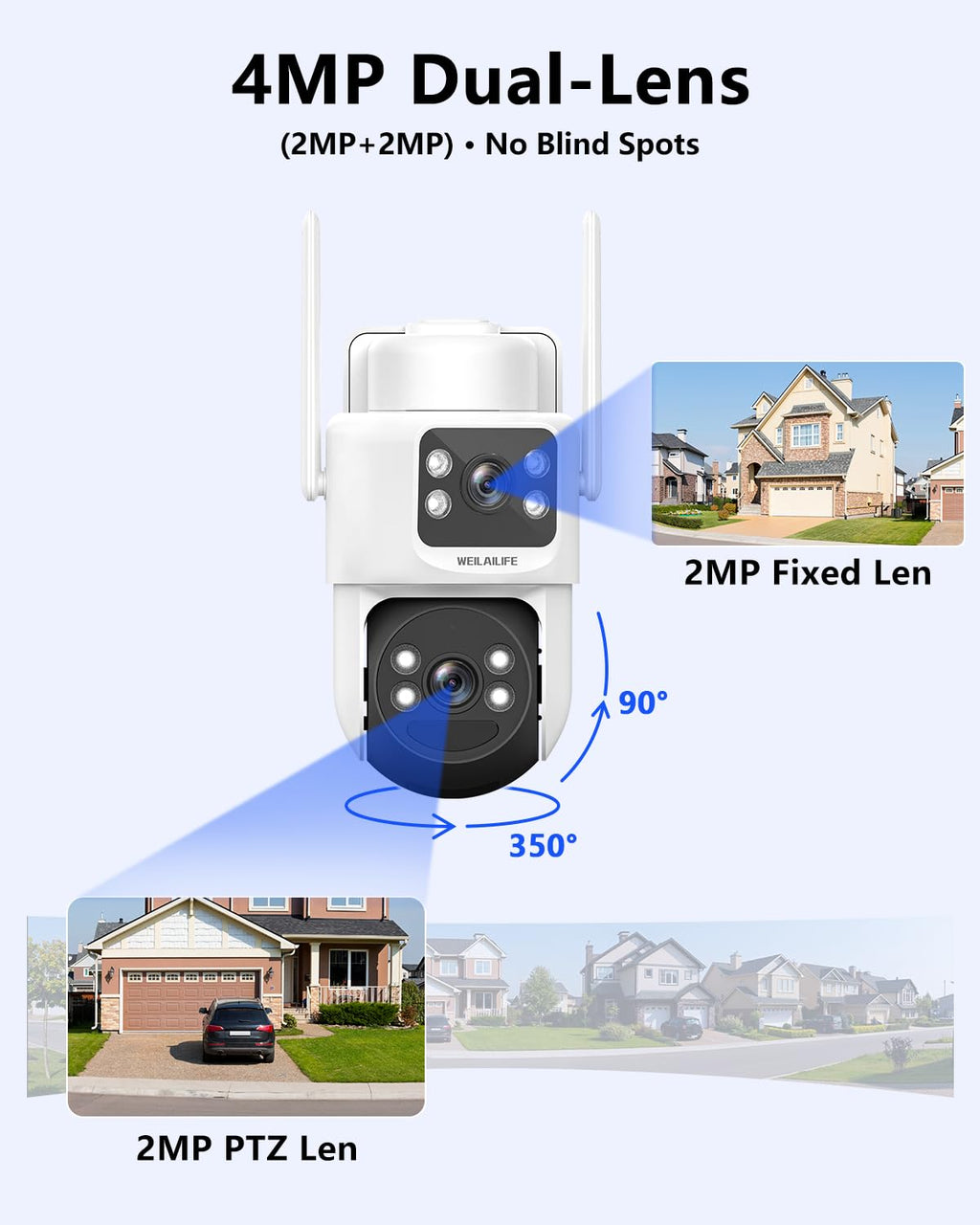 Wireless Security Camera System with 10" HD Monitor Q22552