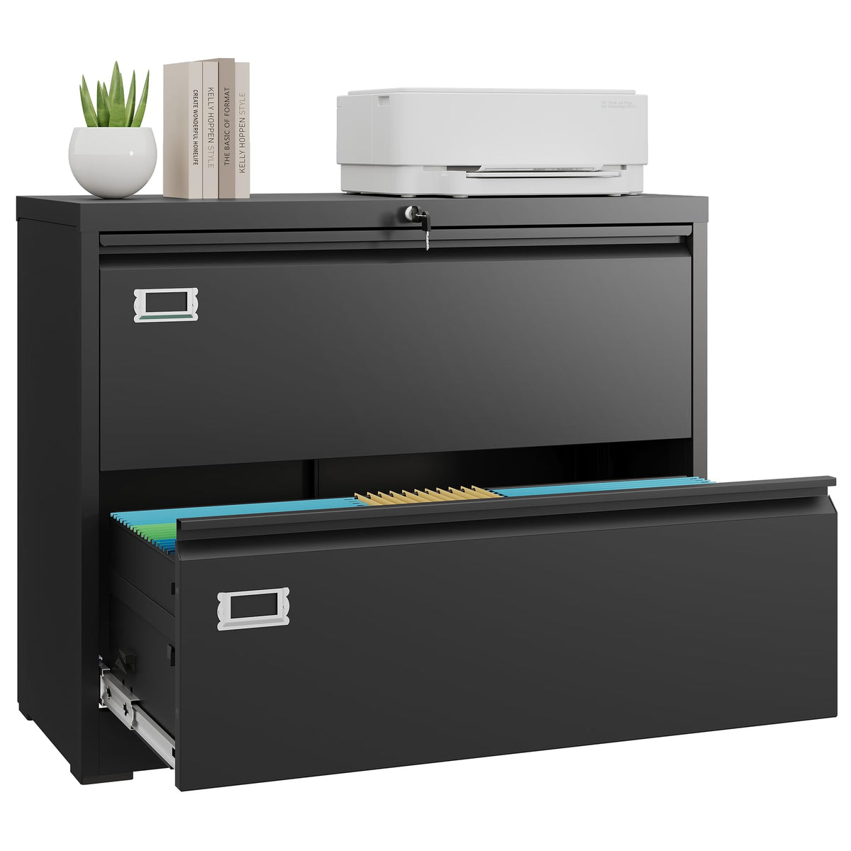 2 Drawer File Cabinet with Lock N62769