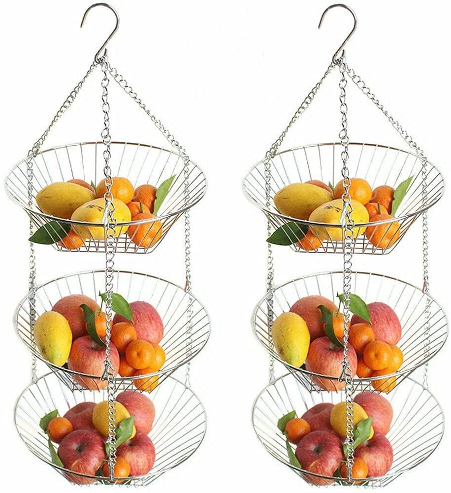 3 Tier Hanging Fruit Vegetable Basket I3917