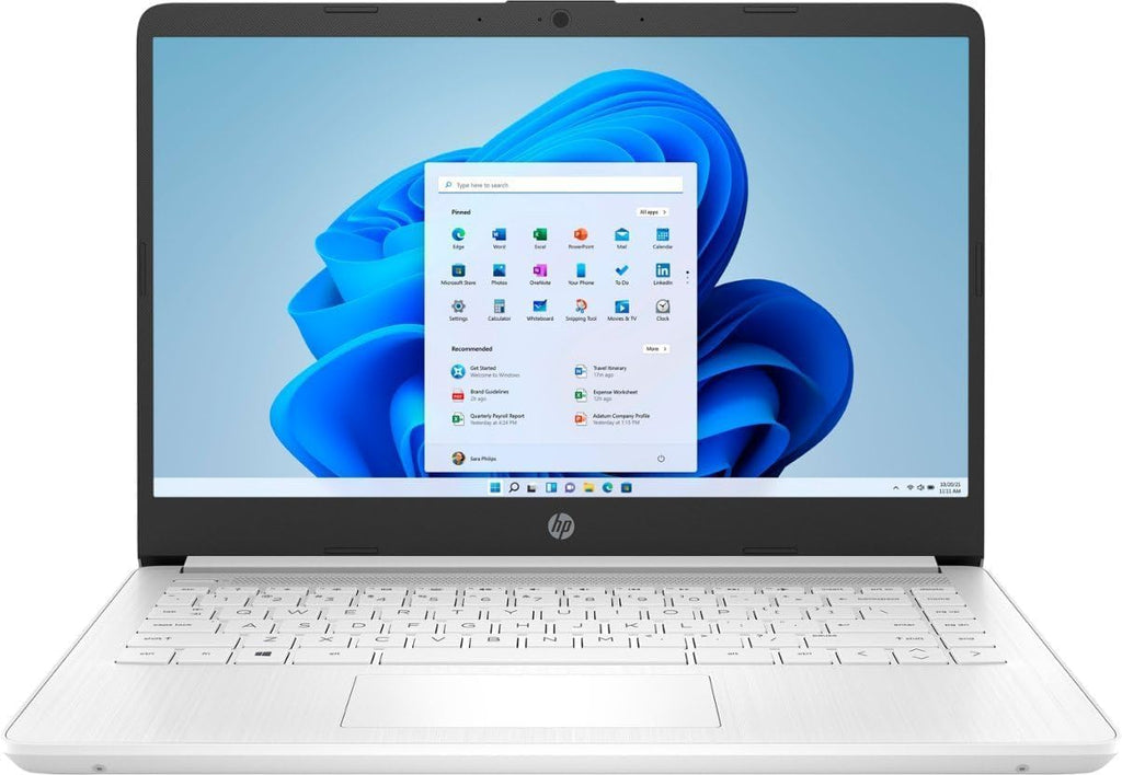 14" HD Laptop Intel Celeron N4500 4GB RAM 64GB eMMC Snowflake White G129