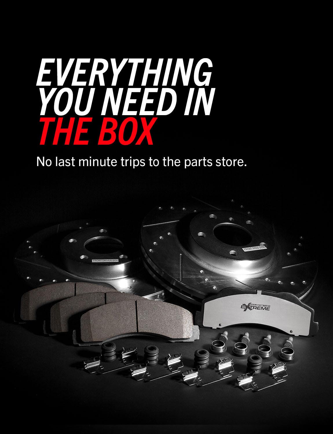 Front Brake Pad & Rotor Kit D56324