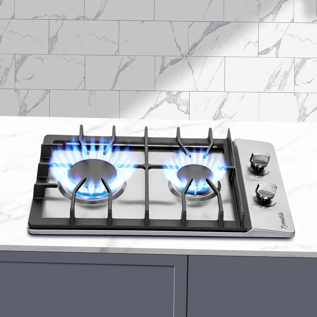 12 Inch 2 Burners Stainless Steel Gas Cooktop S924017