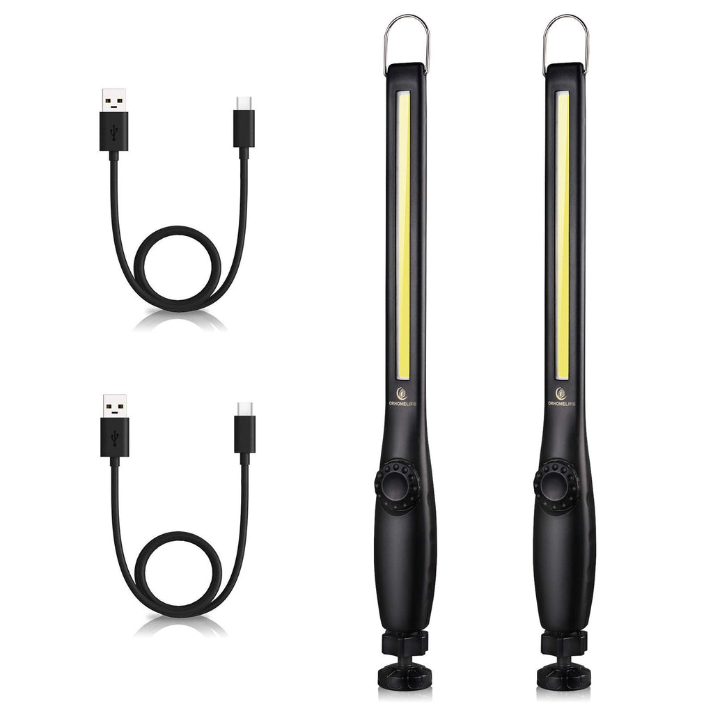 800 lumens 3300mAh Rechargeable Magnetic LED Work Light 2 Pack Q988