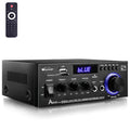 400W 2 Channel Bluetooth 5.0 Stereo Audio Amplifier N924