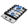 12 Inch 2 Burners Stainless Steel Gas Cooktop S924017