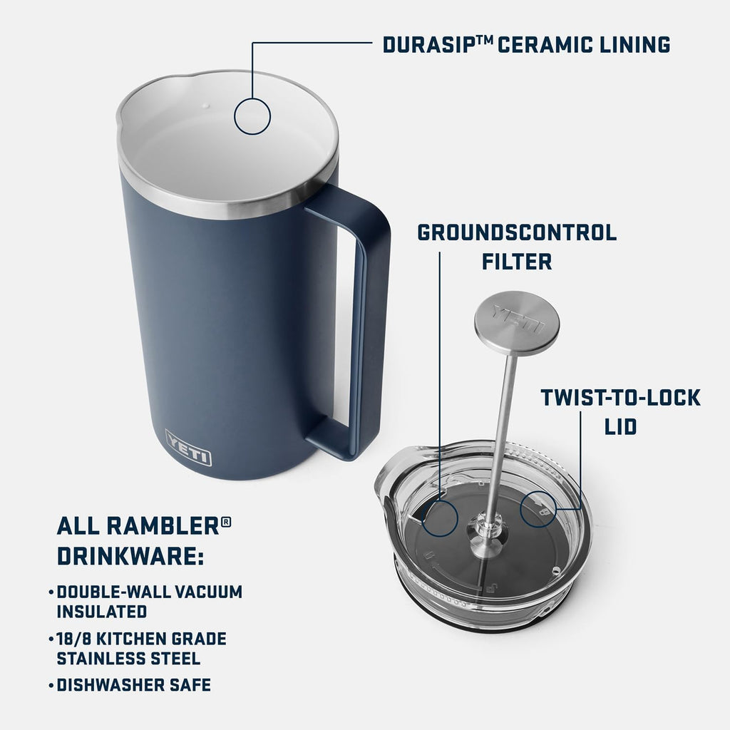 64 oz French Press Coffee Maker W95863