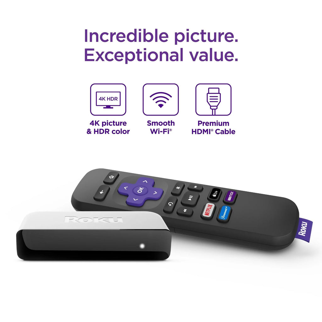 4K HDR Streaming Media Player with HDMI Cable and Remote T895