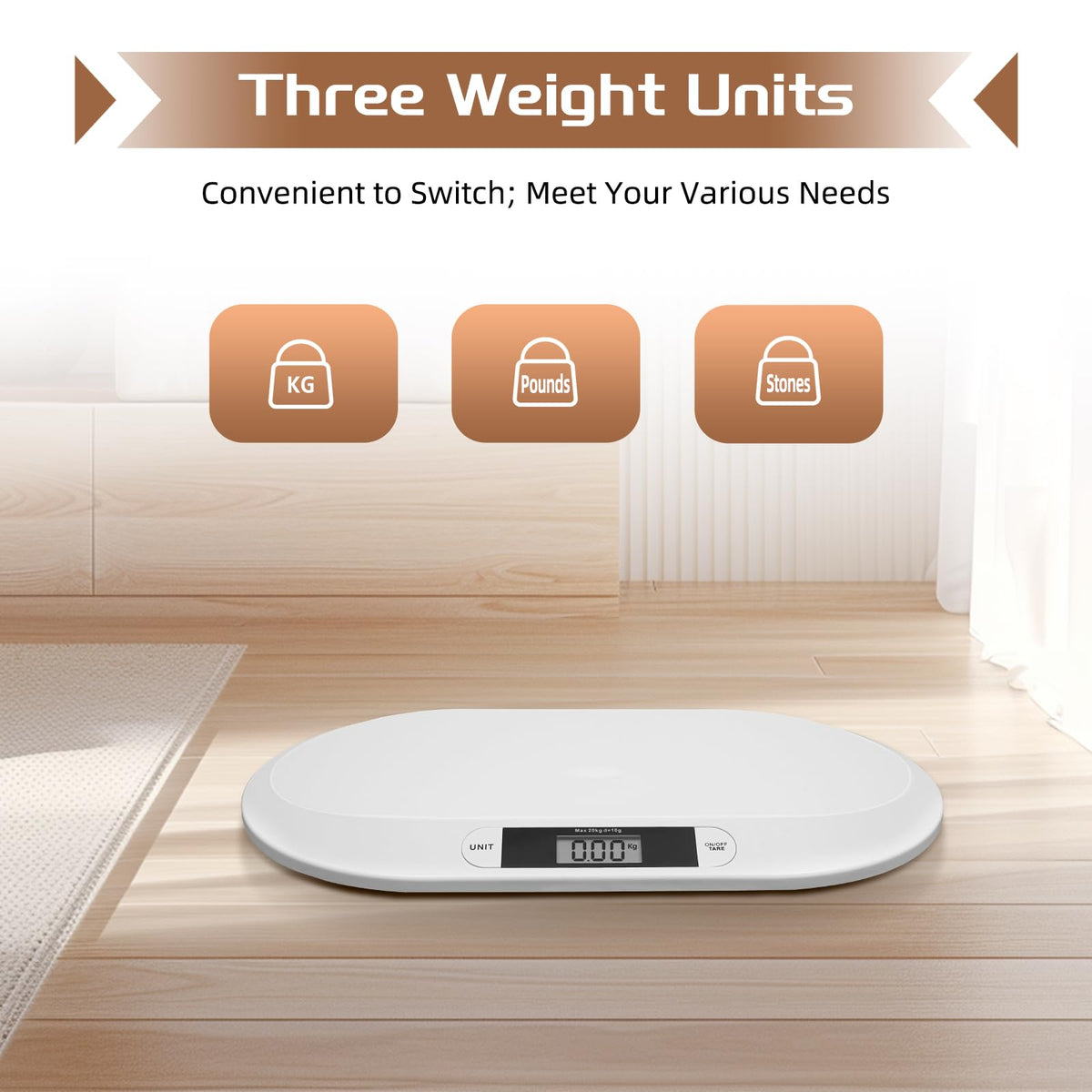 Digital Weight Scale up to 44 lbs G9908