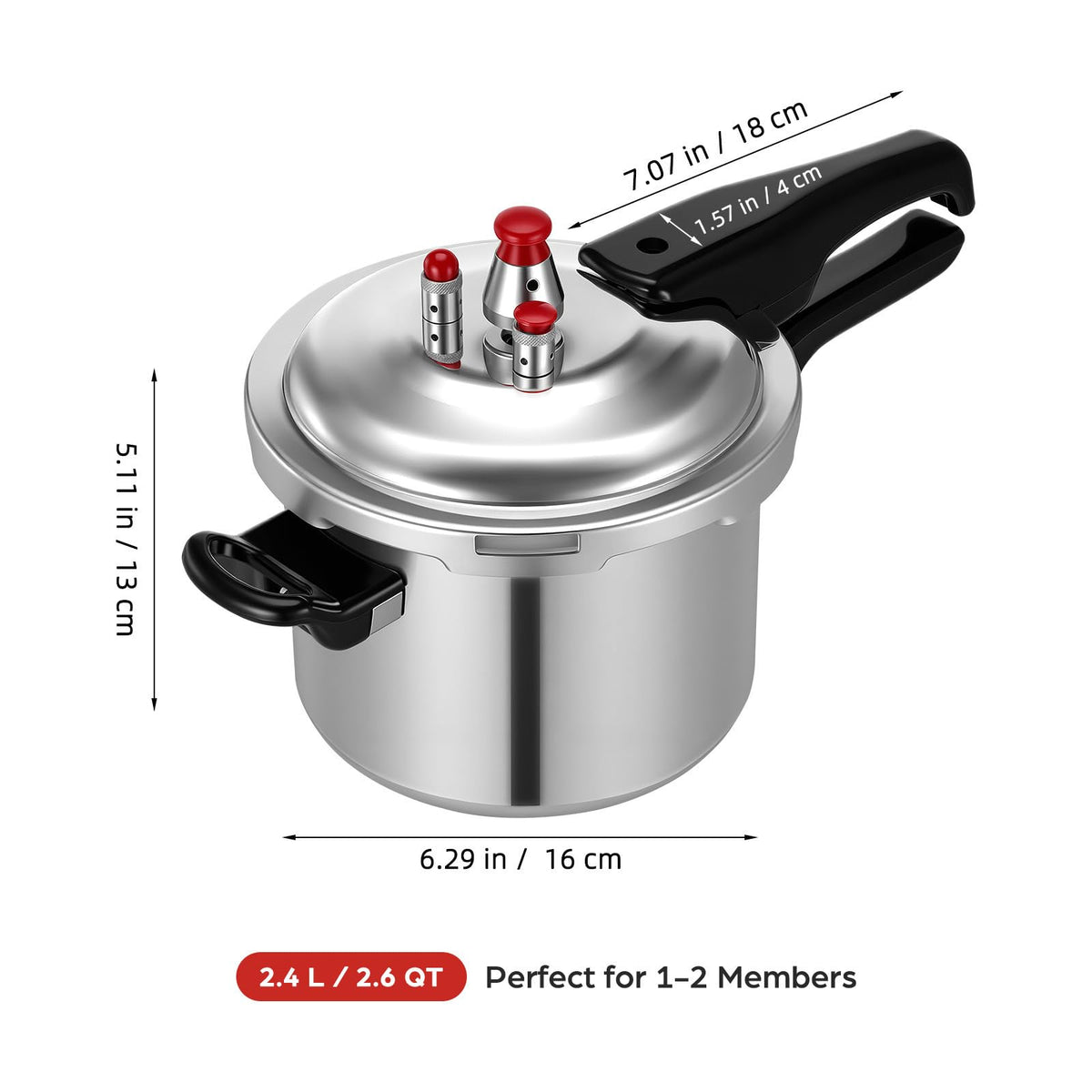 2 Liter Aluminum Alloy Pressure Cooker I404269