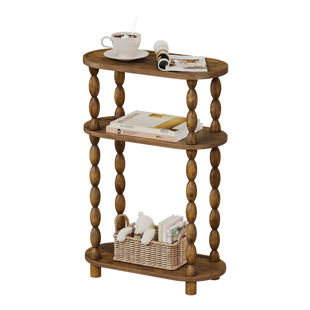 Narrow 3-Tier End Table W62919