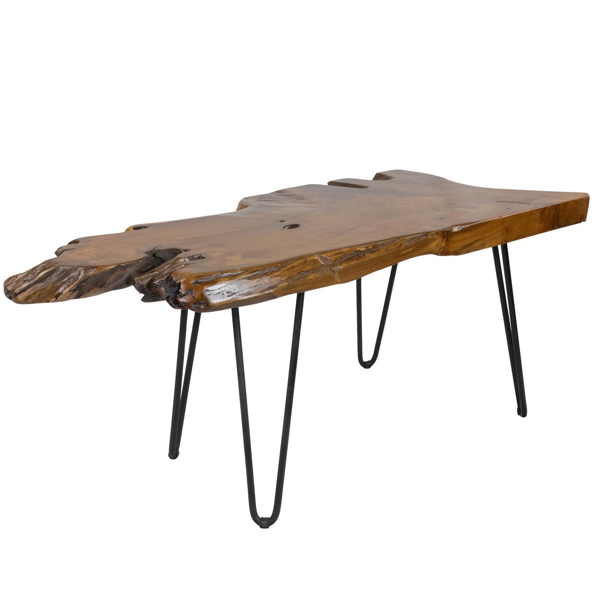 Live Edge Solid Wood Coffee Table Q66197