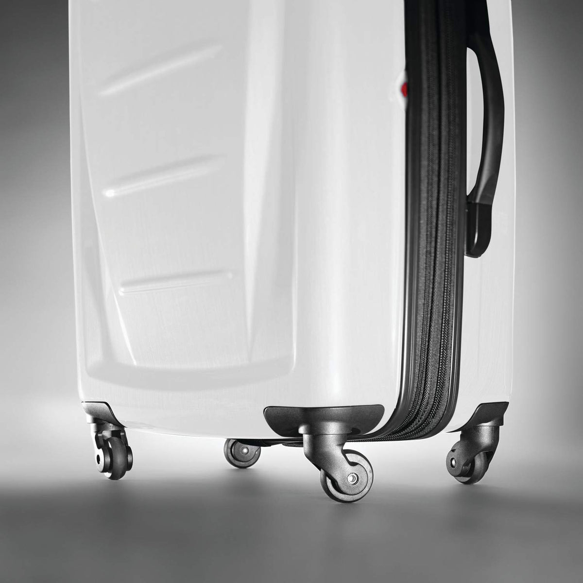 Hardside Luggage with Spinner Wheels, Carry-On 20-Inch, Brushed White Q2945