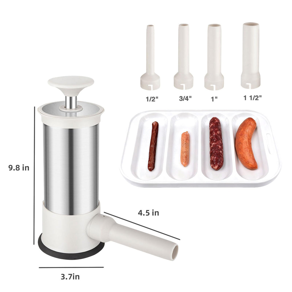 2.2-Pound Vertical Sausage Stuffer with 4 Nozzles H39990