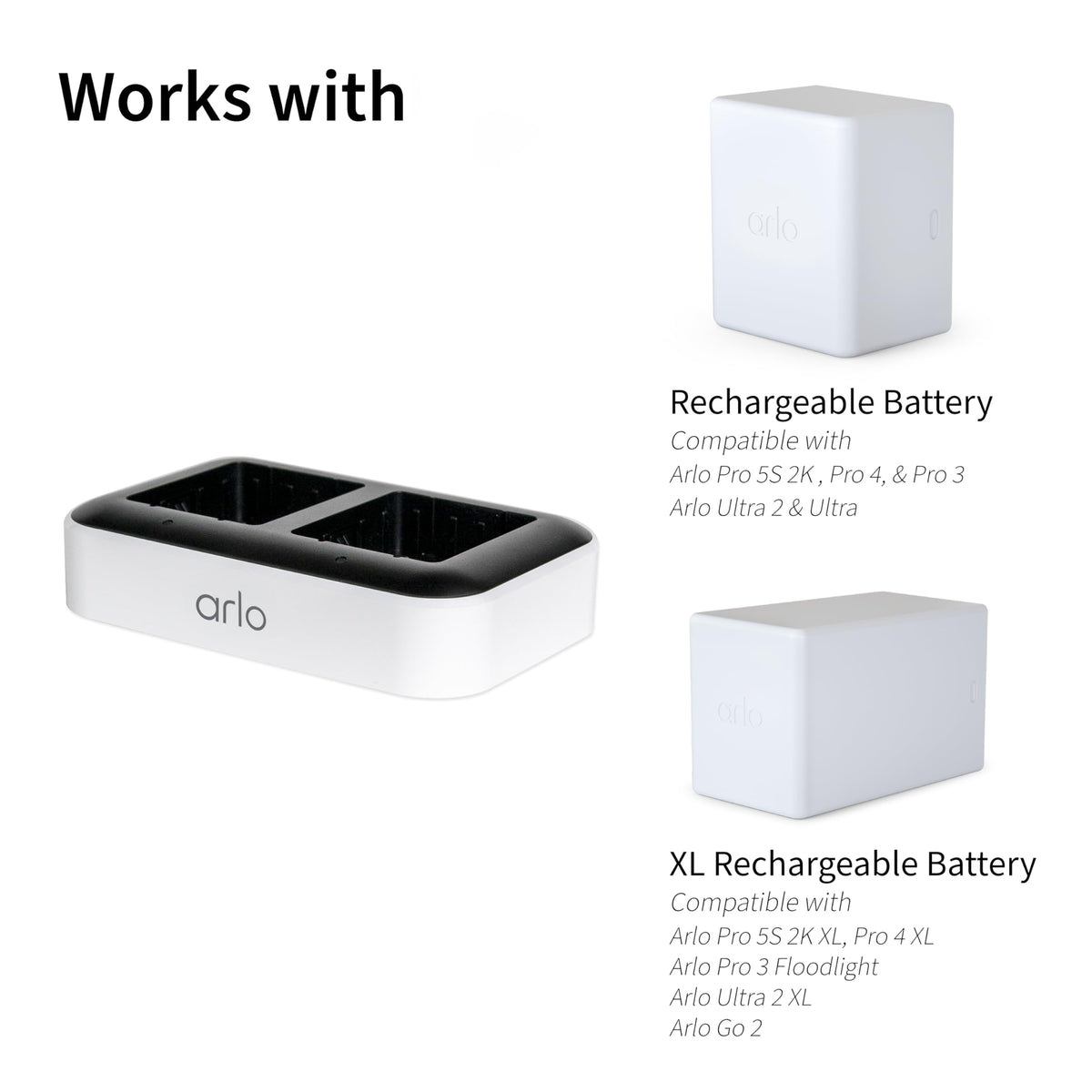 Dual Charging Station for Rechargeable Batteries K480100