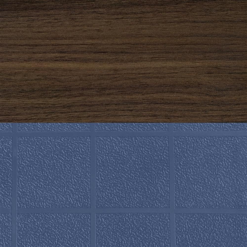 42" Square Mobile Table with 4 Blue Stack Chairs J87309