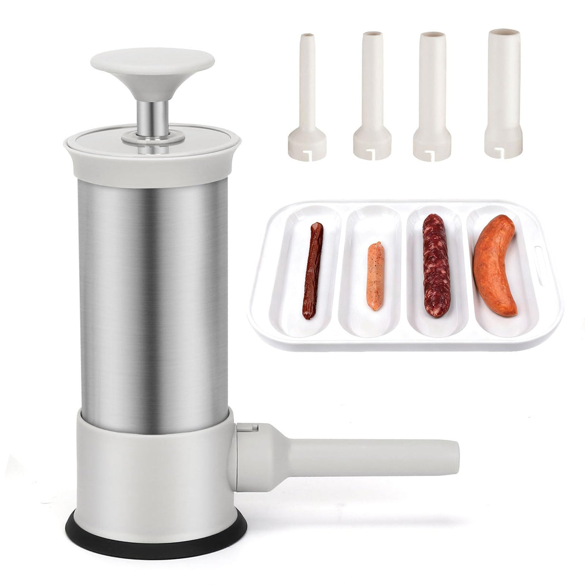 2.2-Pound Vertical Sausage Stuffer with 4 Nozzles H39990