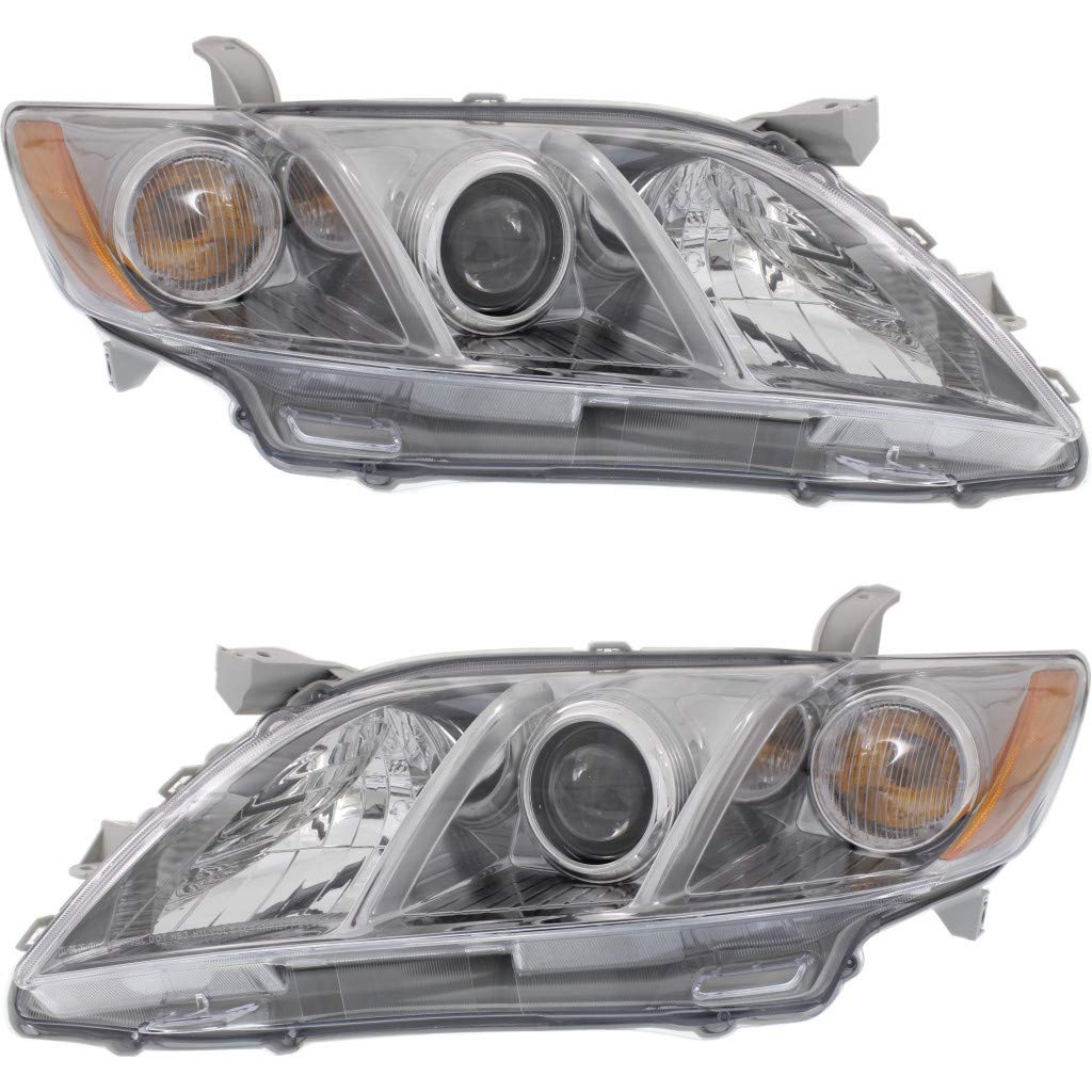 Toyota Camry Headlight 2007 2008 2009 Driver and Passenger Side Pair O234739