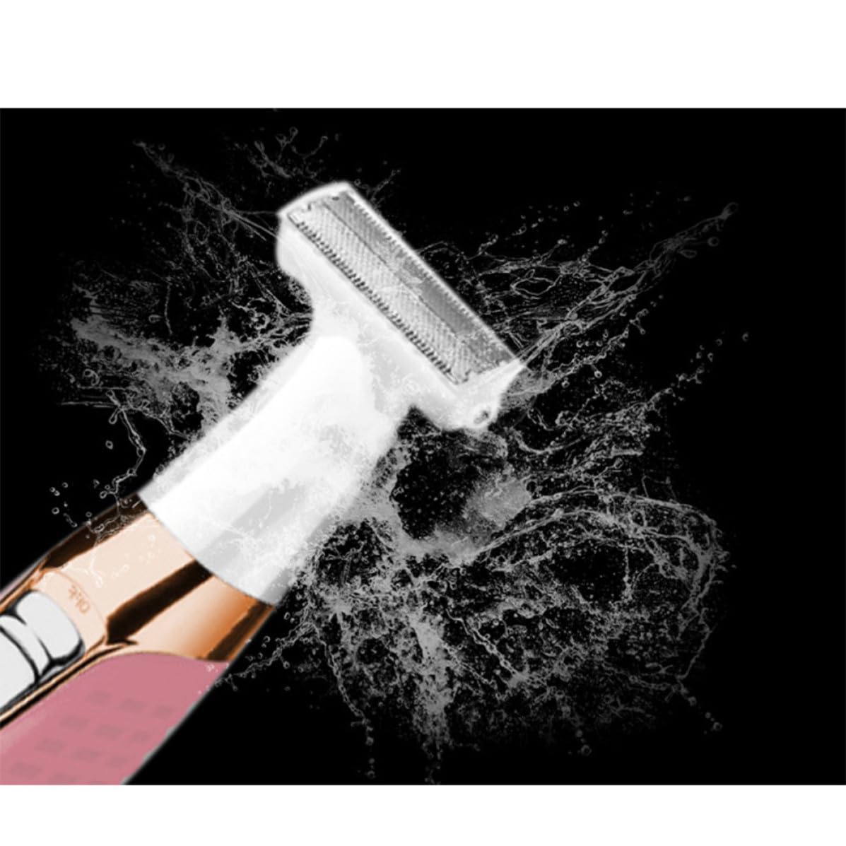Pink Portable Electric Body Hair Shaver M320929