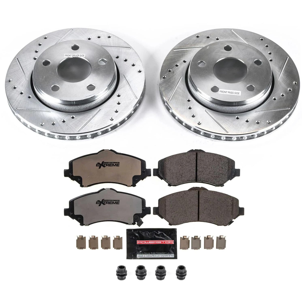 Front Brake Pad & Rotor Kit D56324