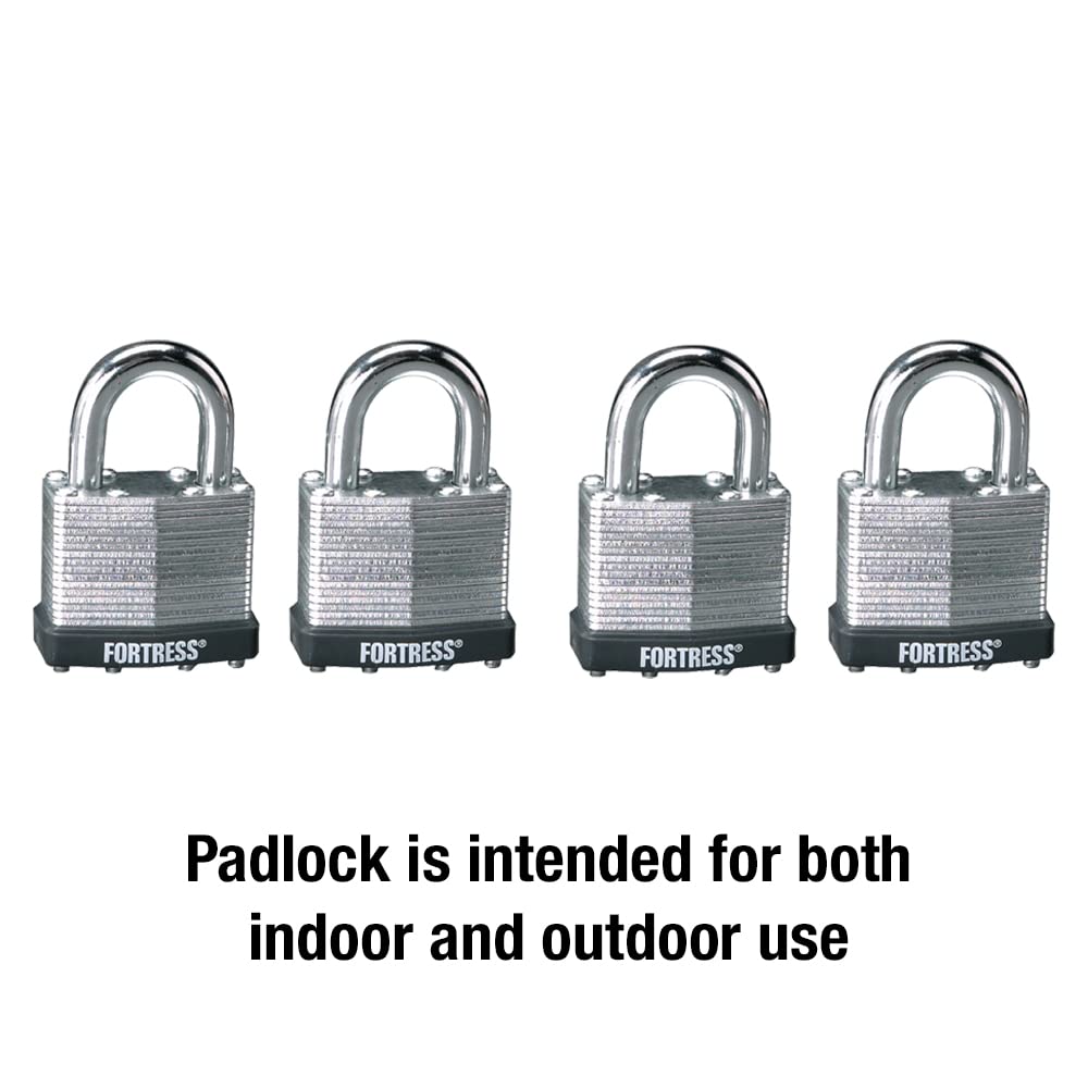 Laminated Steel Padlock 4-Pack J399