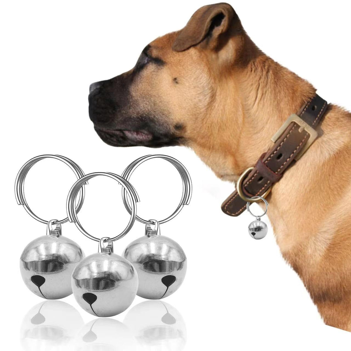 3 Pack Stainless Steel Pet Bells A316
