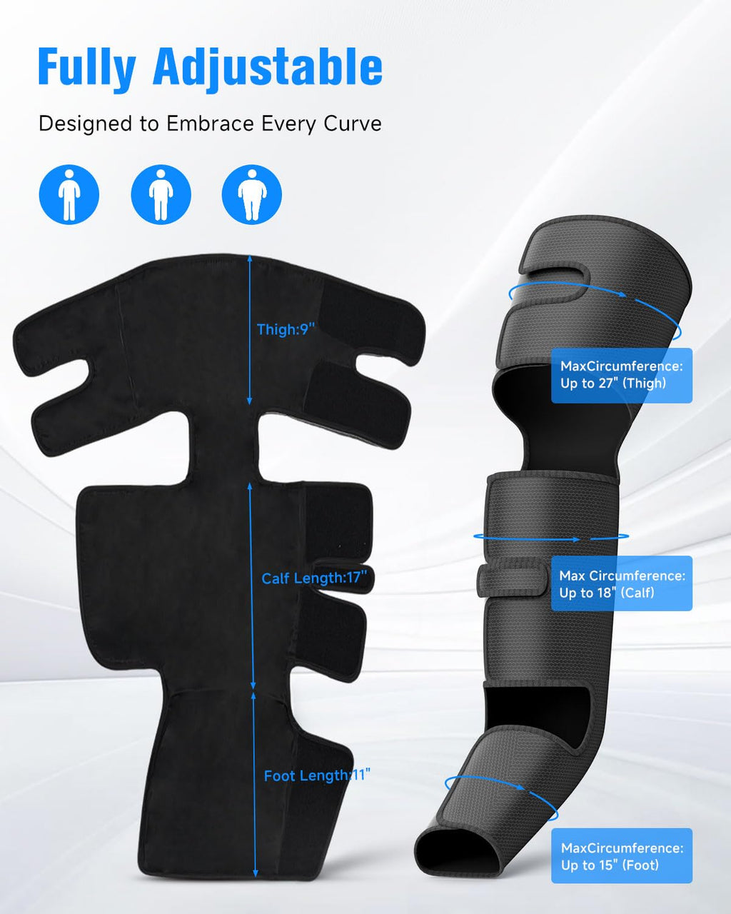 Black Leg Compression Boots F941046