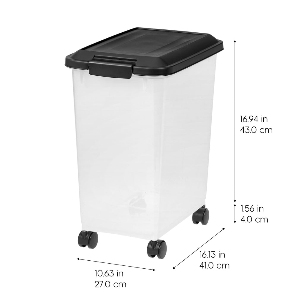 Dog Food Storage Container 2-Pack Black K808452