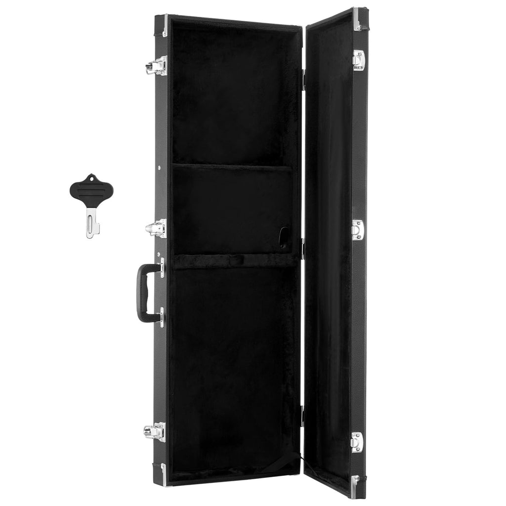 Black 41.3 Inch Wooden Hard-Shell Electric Guitar Case U911