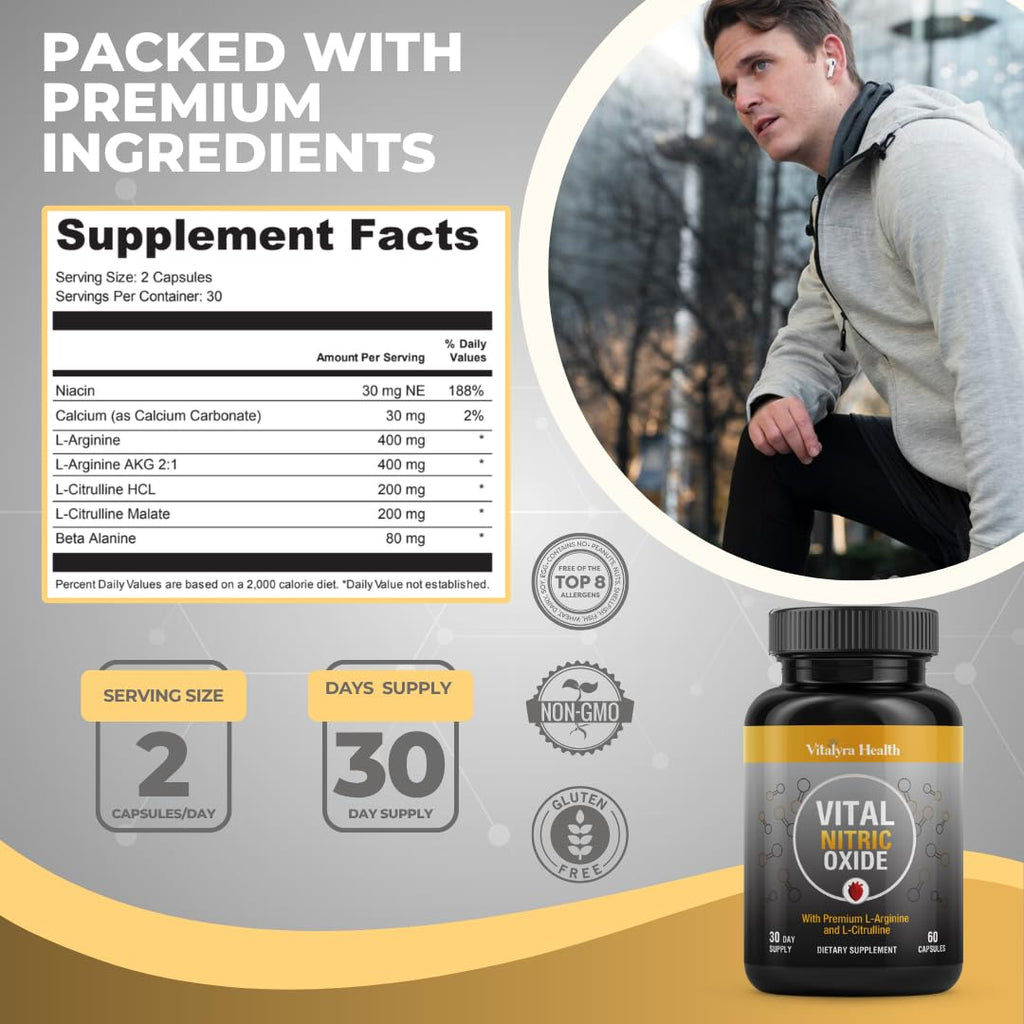 L-Arginine L-Citrulline Nitric Oxide Booster K687147