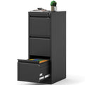 3 Drawer Metal File Cabinet with Lock E519
