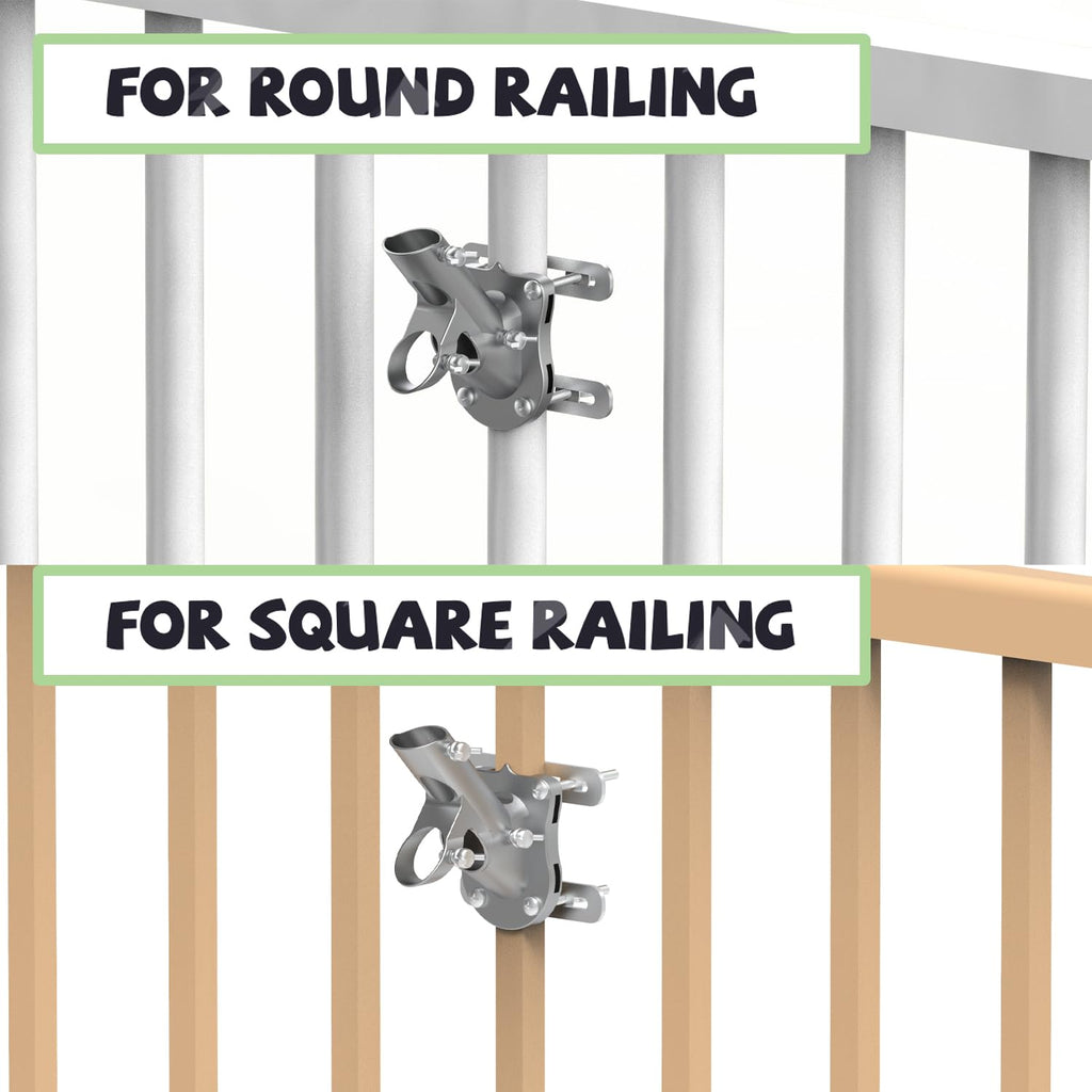 Aluminum Flag Pole Bracket for 1" Diameter Flagpole K673