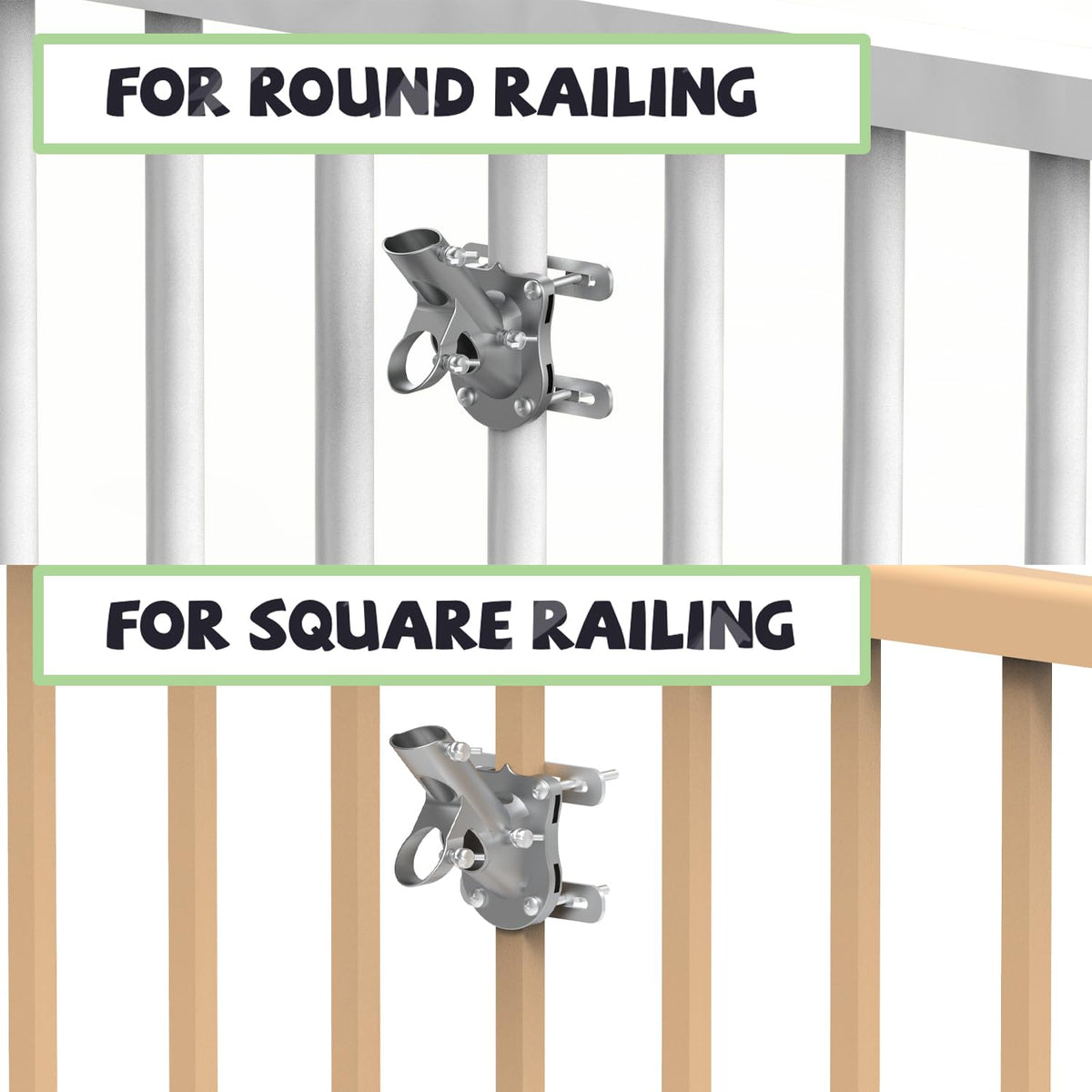 Aluminum Flag Pole Bracket for 1" Diameter Flagpole K673