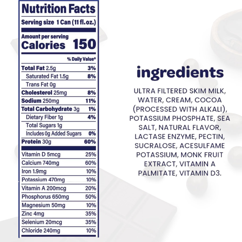 Protein Shake Variety Pack 30g Protein 12 Pack W48568