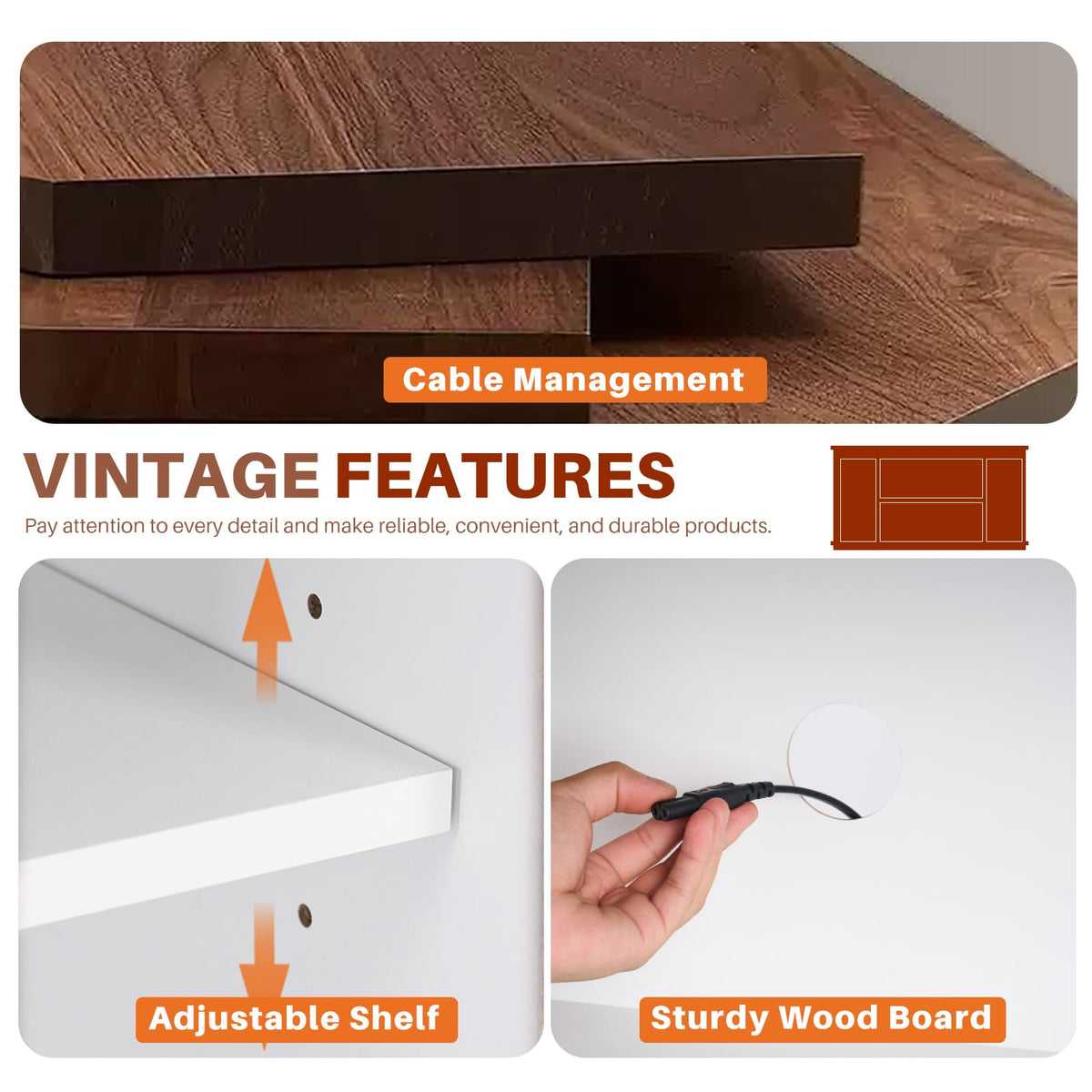 White 65 Inch Wood TV Stand O61781