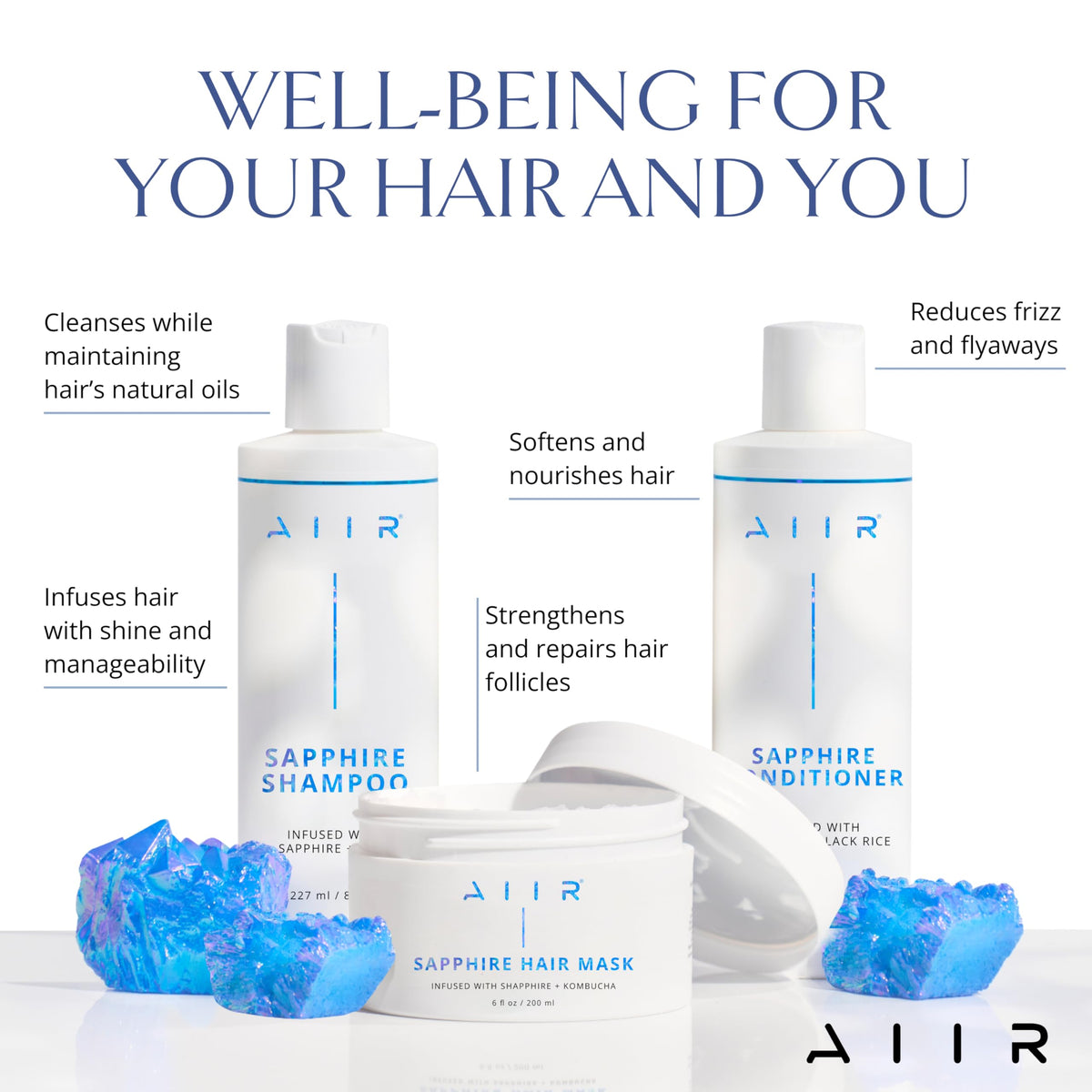 Sulfate Free Coconut Oil Shampoo Conditioner & Mask Bundle C480