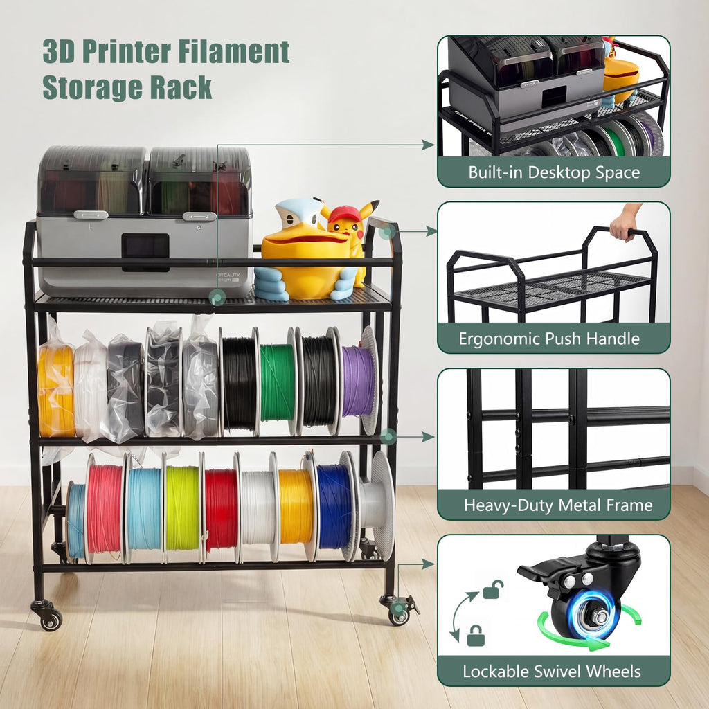 Filament Storage Rack with Wheels R36452