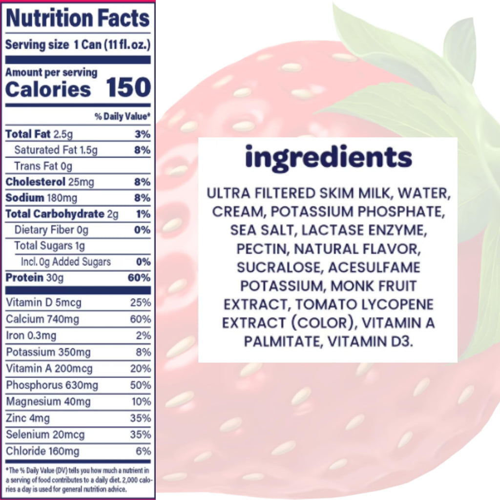 Protein Shake Variety Pack 30g Protein 12 Pack W48568