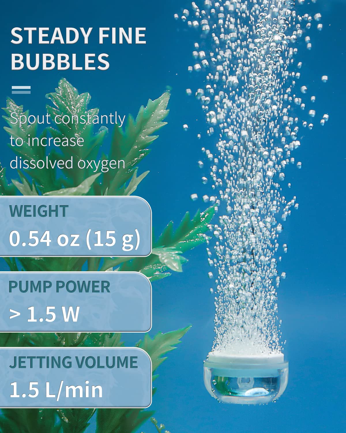 Aquarium Air Stone Disc with Suction Cup Air Control Valve C2394