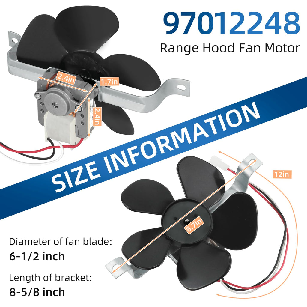 Range Hood Fan Motor Replacement Part Y9306